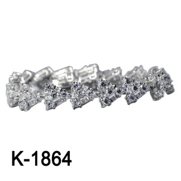 Fashion 925 Silver Micro Pave CZ Stone Jewelry Bracelet (K-1864. JPG)